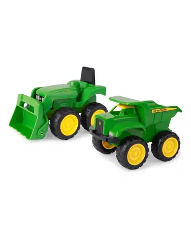John Deere Kids - Ciągnik i wywrotka - zestaw do piasku / od 18 miesiąca