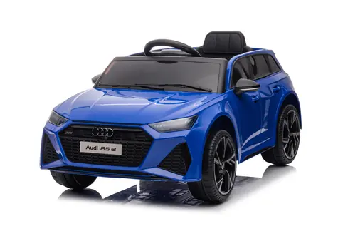 Eljet Samochód elektryczny dla dzieci Audi RS 6 niebieski / 50 W / Prędkość: 2-3 km-h / Nośność: 30 kg 