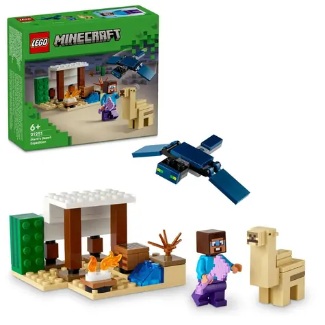 LEGO® Minecraft® 21251 Steve i wyprawa na pustynię / Liczba elementów: 75 / od 6 lat