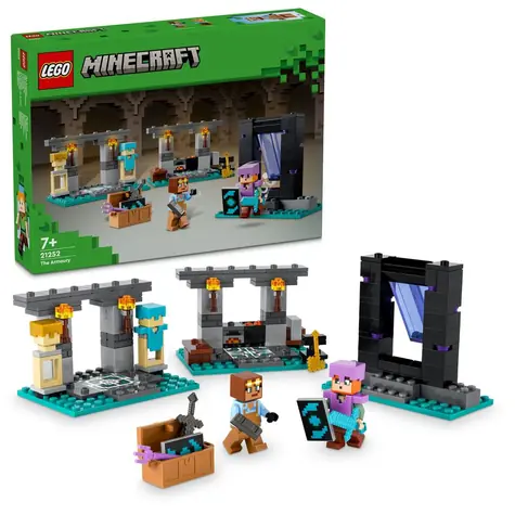 LEGO® Minecraft® 21252 Zbrojownia / Liczba elementów: 203 / od 7 lat