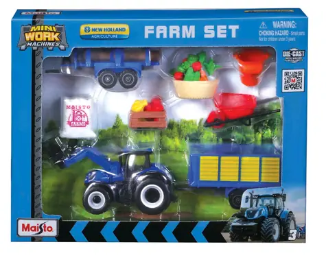 Zestaw Maisto Farm - New Holland / od 3 lat