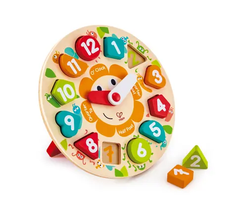 Hape Puzzle zegar dla dzieci / 13 elementów / od 3 lat