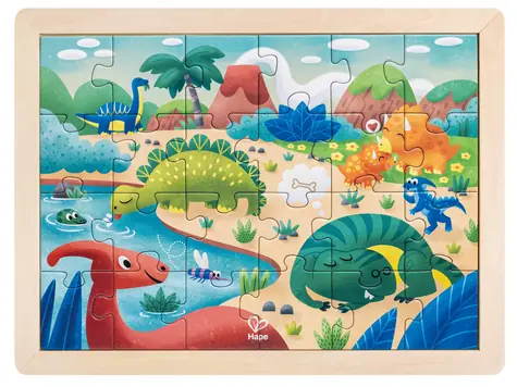 Puzzle Hape - Dinozaury / 24 długości / od 3 lat