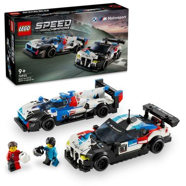 LEGO® Speed Champions 76922 Samochody wyścigowe BMW M4 GT3 i BMW M Hybrid V8 / Liczba elementów: 676 / od 9 lat