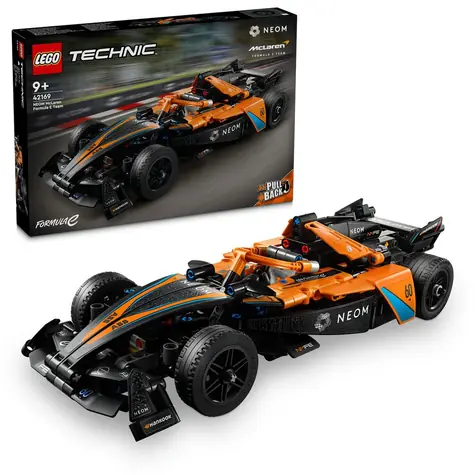 LEGO® Technic 42169 Samochód wyścigowy Formuły E NEOM McLaren / Liczba elementów: 452 / od 9 lat / wyprzedaż