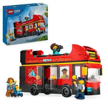 LEGO® City Great Vehicles 60407 Czerwony piętrowy autobus wycieczkowy / Liczba elementów: 384 / od 7 lat