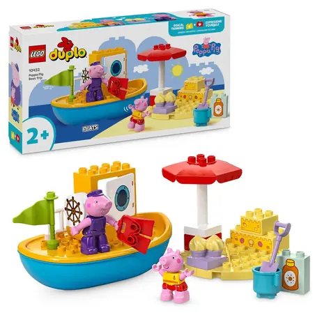 LEGO® DUPLO® Świnka Peppa 10432 Wycieczka statkiem / Liczba elementów: 23 / od 2 lat / wyprzedaż