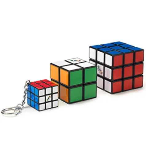 Spin Master Kostka Rubika Zestaw Trio 3x3 + 2x2 + zawieszka / od 8 lat
