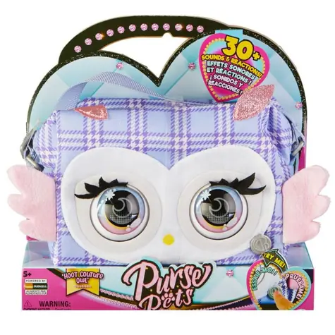 Spin Master Purse Pets Interaktywna torebka Sowa / od 5 lat