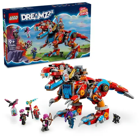 LEGO® DREAMZzz™ 71484 Cooper i jego robot-dinozaur C-rex / Liczba elementów: 917 / od 9 lat