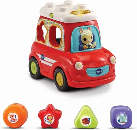 Gadający samochód VTech Red / wersja CZ / od 12 miesięcy 