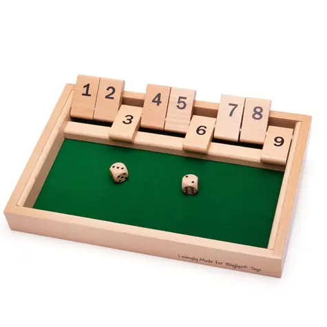 Bigjigs Toys Drewniana gra Zamknij kostki / od 3 lat
