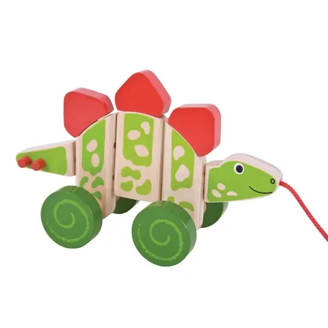 Bigjigs Baby Ciągnący dinozaur / od 12 miesiąca