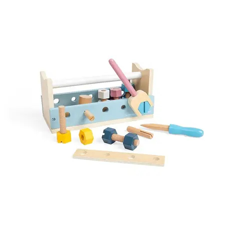 Skrzynka narzędziowa Bigjigs Toys 2 w 1 / od 18 miesiąca