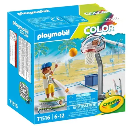 Playmobil® Color 71516 Łyżwiarz z koszykówką / Ilość elementów: 15 / od 6 lat