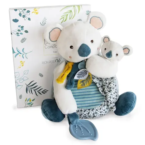 Doudou Zestaw upominkowy - koala Yoca z dzieckiem 25 cm / od 0 lat