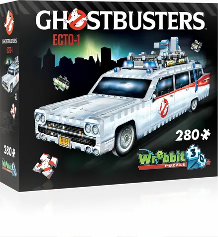 WREBBIT puzzle 3D Auto Ghostbusters ECTO-1 / 280 elementów / od 12 lat 