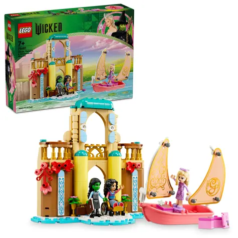LEGO® Wicked 75681 Glinda, Elphaba i Nessarose na Uniwersytecie Shiz / Liczba elementów: 304 / od 7 lat