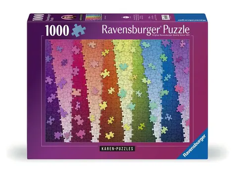 Puzzle Ravensburger Color / 1000 elementów / od 14 lat