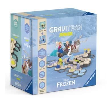 Pakiet Ravensburger GraviTrax Junior: Zestaw startowy Start + Disney: Kraina Lodu / od 3 lat