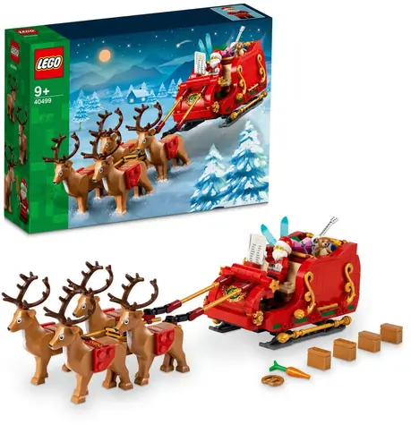 LEGO® 40499 Sanie Świętego Mikołaja / Liczba elementów: 343 / od 9 lat