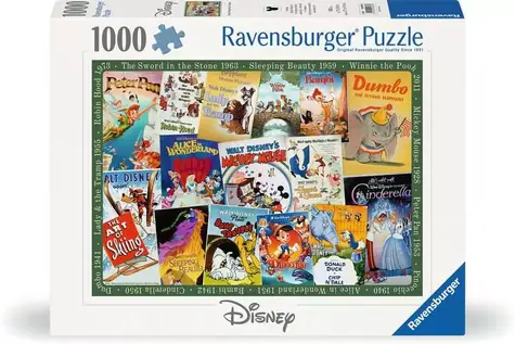 Ravensburger Disney: Vintage / 1000 sztuk / od 14 lat