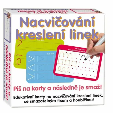 DOHANY Pij i wymazuj: Ćwiczenie rysowania linii / od 5 lat