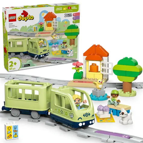LEGO® DUPLO® 10427 Interaktywny pociąg przygodowy / Liczba elementów: 57 / od 2 lat