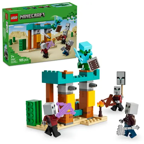 LEGO® Minecraft® 21267 Podstępny pustynny patrol / liczba elementów: 105 / od 7 lat