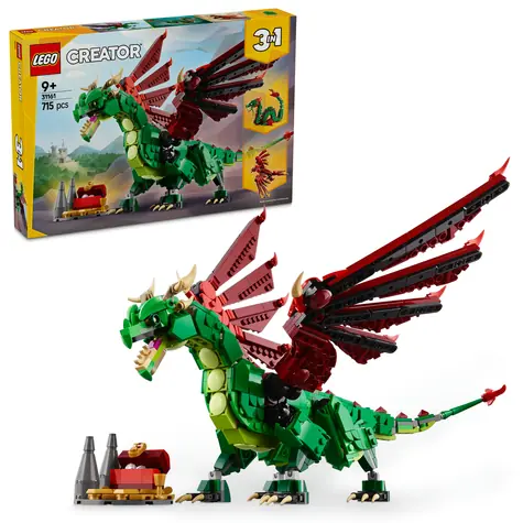 LEGO® Creator 3 w 1 31161 Średniowieczny smok / Liczba elementów: 715 / od 9 lat