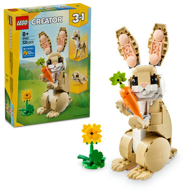 LEGO® Creator 3w1 31162 Słodki króliczek / Liczba elementów: 326 / od 8 lat