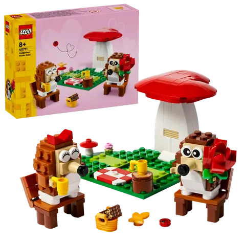 LEGO® Iconic 40711 Jeżowa randka z piknikiem / Liczba elementów: 166 / od 8 lat