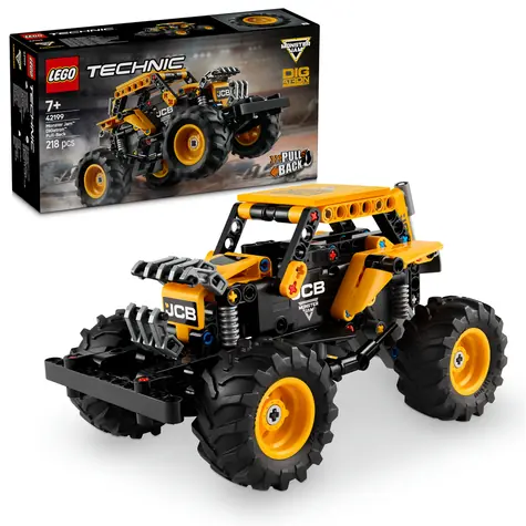 LEGO® Technic 42199 Monster Jam™ DIGatron™ z nakręcanym silnikiem / Liczba elementów: 218 / od 7 lat