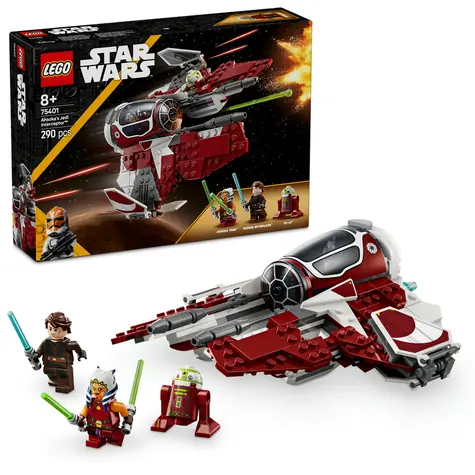 LEGO® Star Wars™ 75401 Ahsoka i Jedi Interceptor™ / Liczba elementów: 290 / od 8 lat