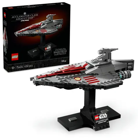LEGO® Star Wars™ 75404 Statek szturmowy klasy Acclamator / Liczba elementów: 450 / od 18 lat