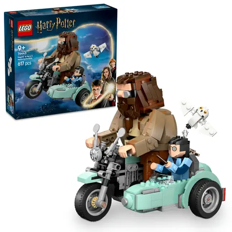 LEGO® Harry Potter™ 76443 Hagrid™ i Harry na motocyklu / Liczba elementów: 617 / od 9 lat