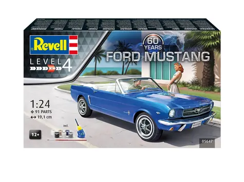 Revell Ford Mustang 60th Anniversary Gift Set / Model plastikowy / 1:24