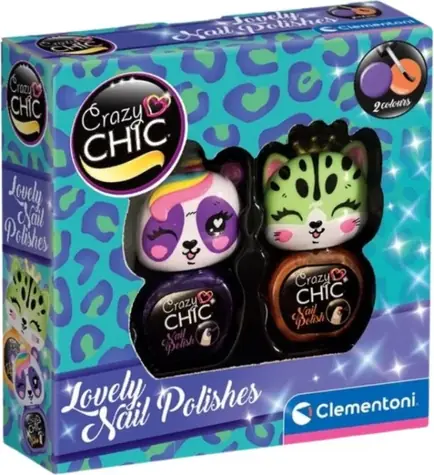 Clementoni Crazy CHIC Beauty: Zestaw lakierów do paznokci 1 / od 6 lat