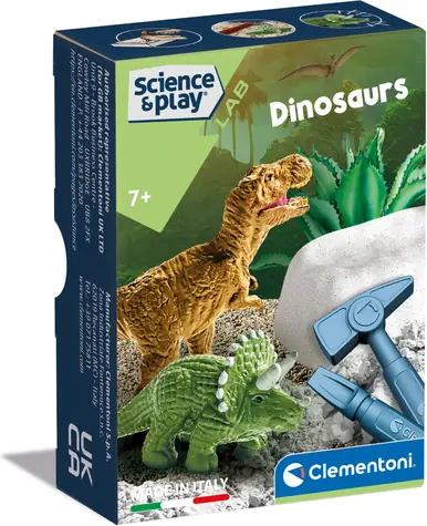 Clementoni Science&Play Lab: Zestaw Mini Dinozaury / od 7 lat