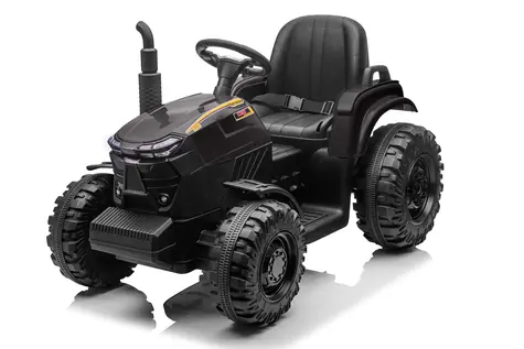Eljet Dziecięcy traktor elektryczny STYLE czarny / 80W / prędkość 3-5km/h / ładowność 35kg