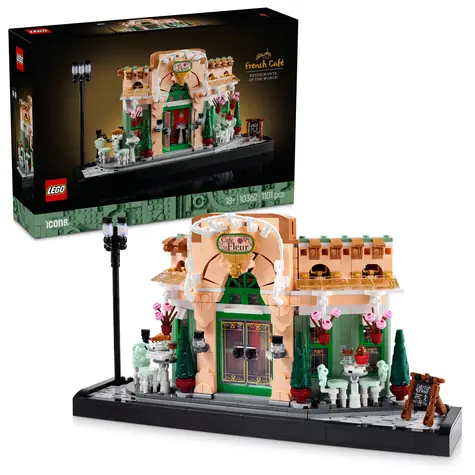 LEGO® Icons 10362 Francuska kawiarnia / Liczba elementów: 1101 / od 18 lat
