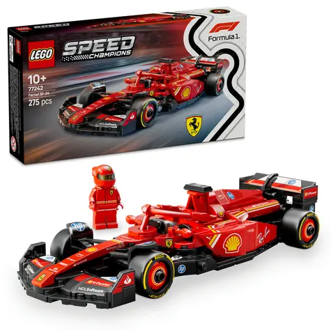 LEGO® Speed Champions 77242 Samochód wyścigowy Ferrari SF-24 F1® / Liczba elementów: 275 / od 10 lat