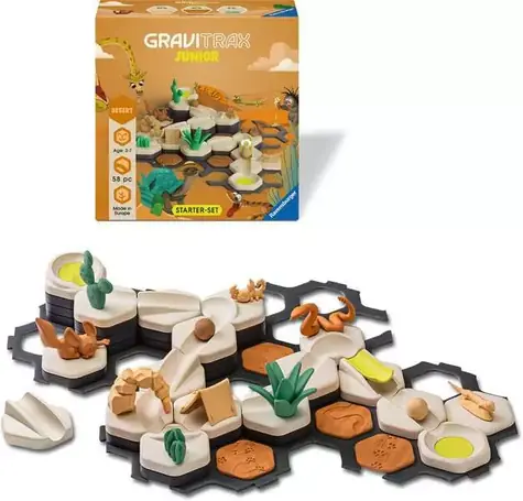 Ravensburger GraviTrax Junior Starter Set S Desert / tory kulkowe / 58 elementów / od 3 lat