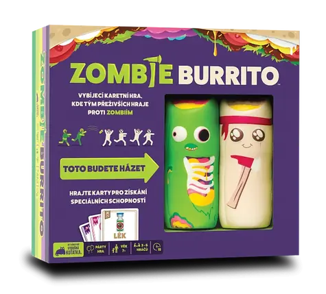 Asmodee Zombie Burrito / Czas trwania gry: 15 minut / Liczba graczy: 3-6 / od 7 lat