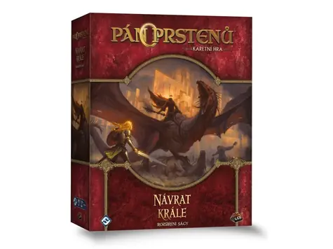 Asmodee Władca Pierścieni: Gra karciana - Powrót Króla - Rozszerzenie / Czas trwania gry: 30 minut / Liczba graczy: 1-4 / od 14 lat