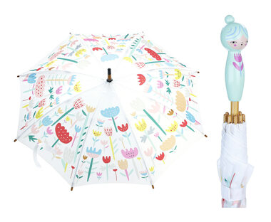 Parasol Vilac Floral Suzy Ultman niebieski / od 3 lat