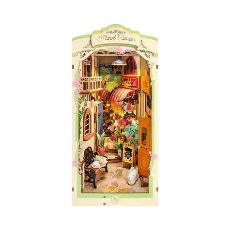 Robotime 3D puzzle Bookend Flower corner