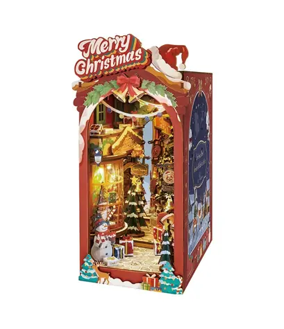 Robotime 3D Puzzle Bookend Christmas Alejka