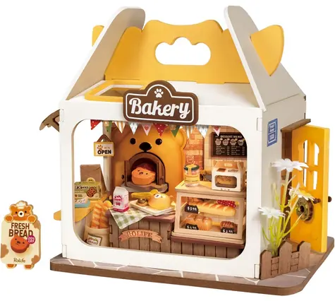 Miniatura Robotime domu Teddy Bear Bakery
