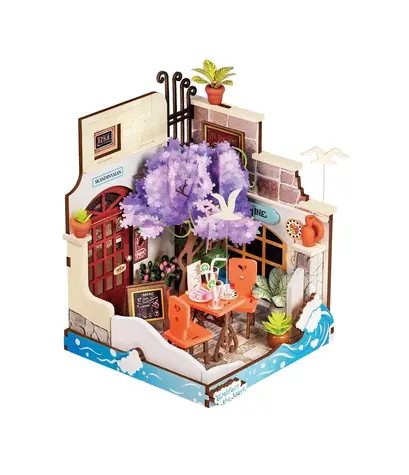 Robotime Miniaturowy domek Restauracja Morze Wakacje